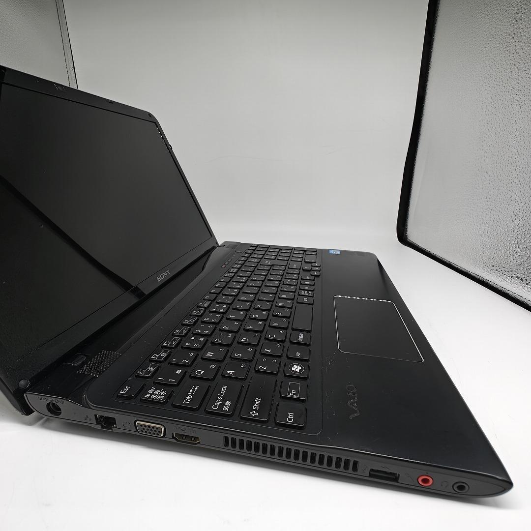 【VAIO】SVE 高速i7 新品SSD512GB 16GB ブラックノートPC