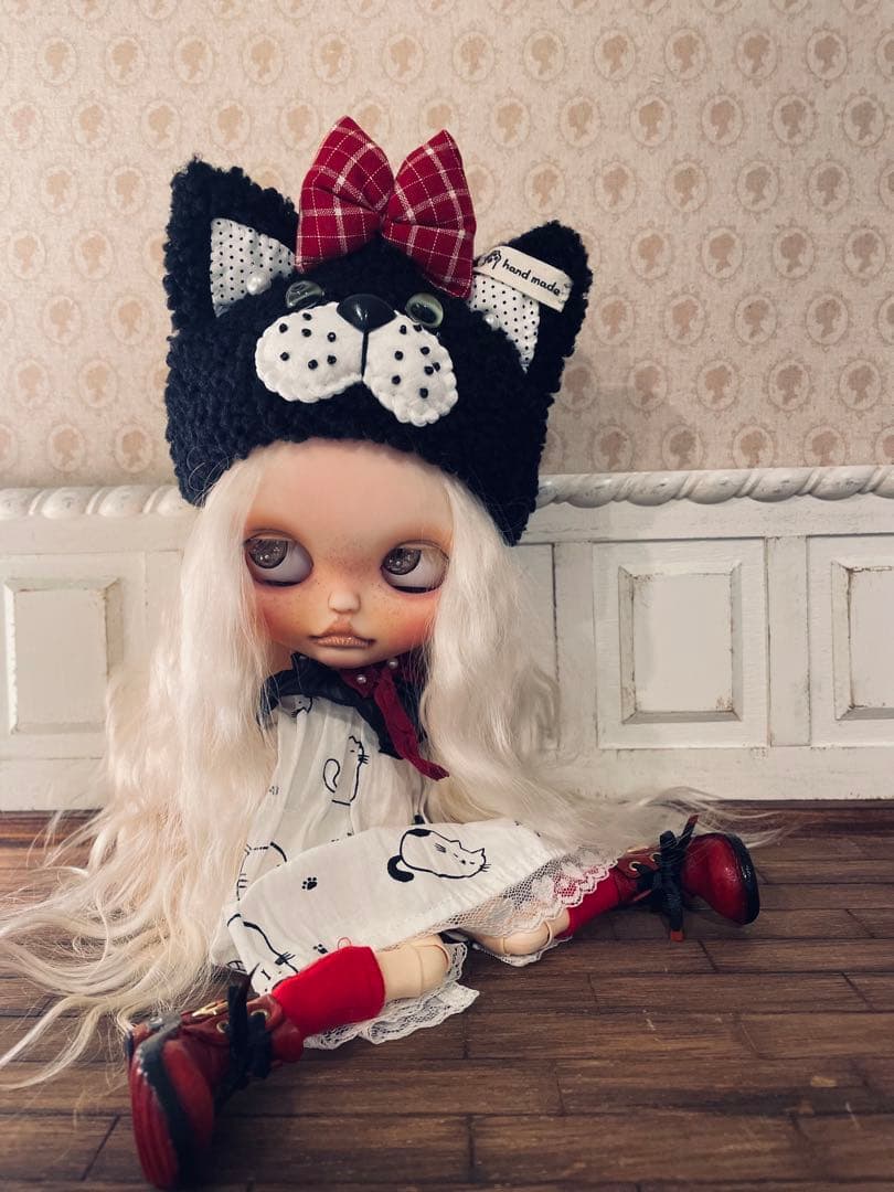 カスタム アイシードール 頭皮付きモヘア アウトフィット付属