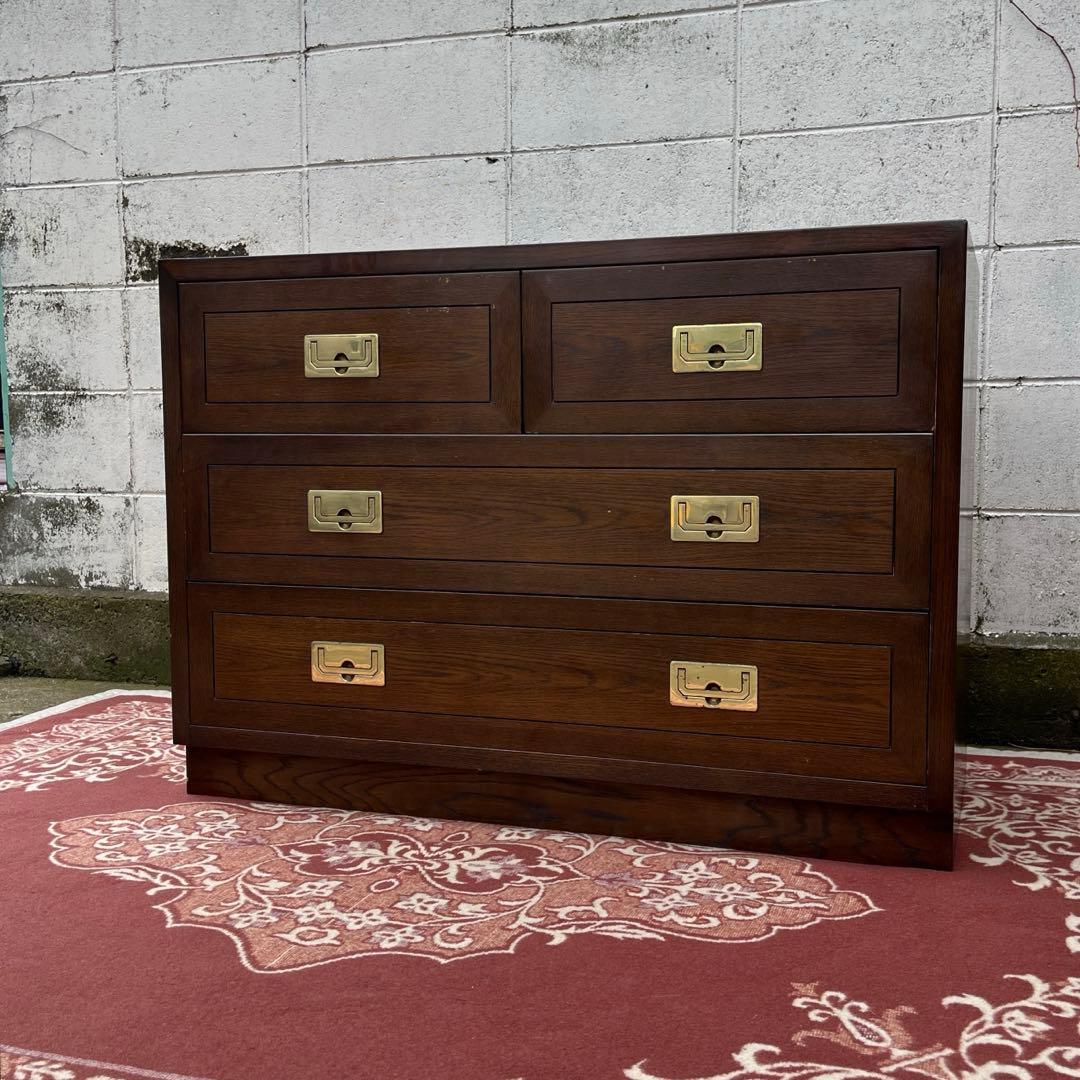 karimoku カリモク家具◾️domani 引き出し4杯 ナラ材 木製チェスト