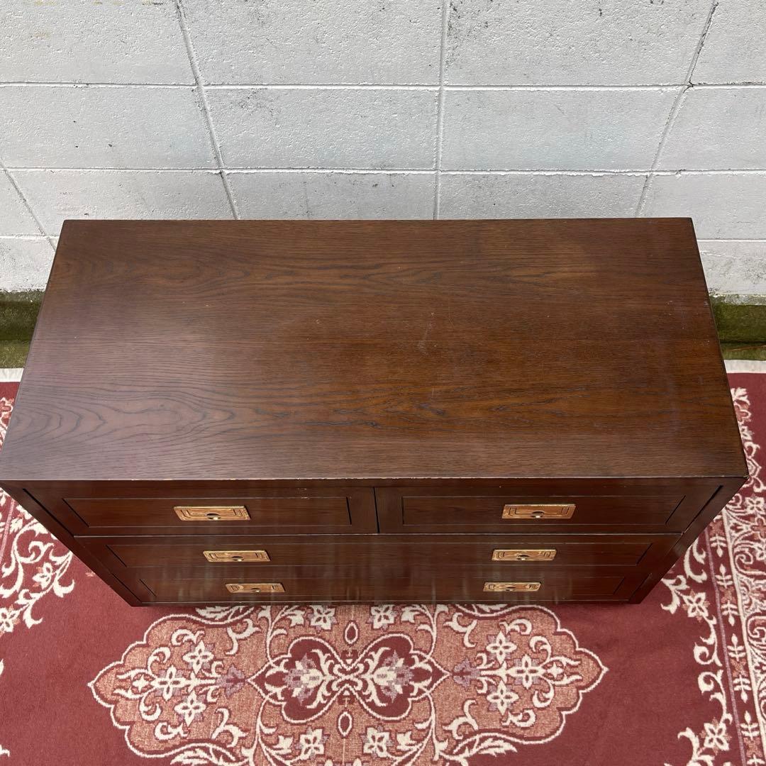 karimoku カリモク家具◾️domani 引き出し4杯 ナラ材 木製チェスト