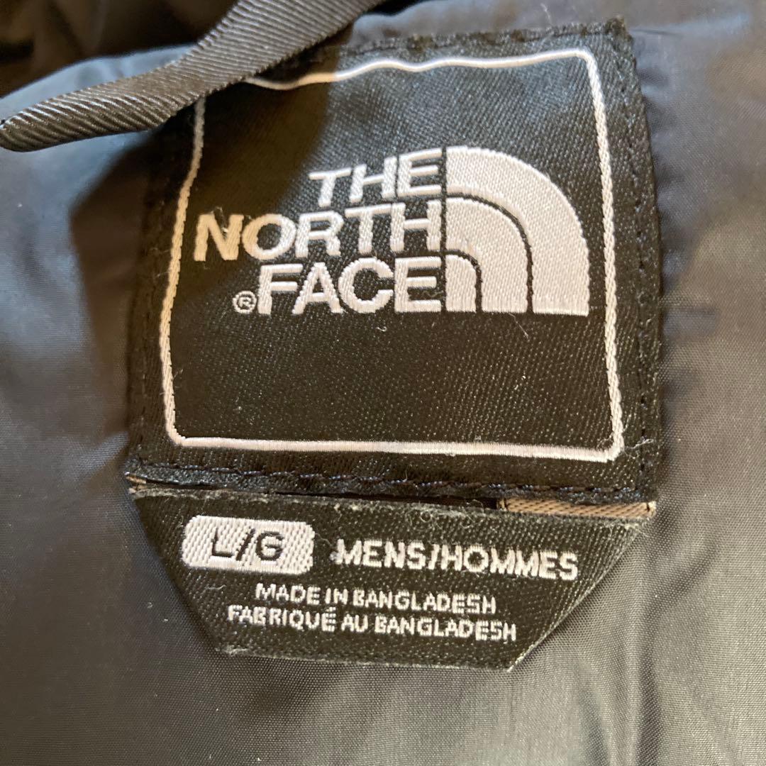 超希少　90s ノースフェイス センターロゴ　ヌプシ Lサイズ　ブラック