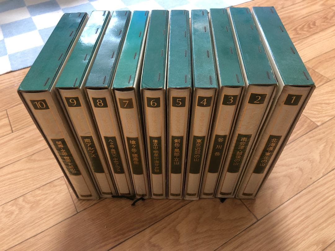日本登山大系（全10巻揃い；1980～82年版）　白水社
