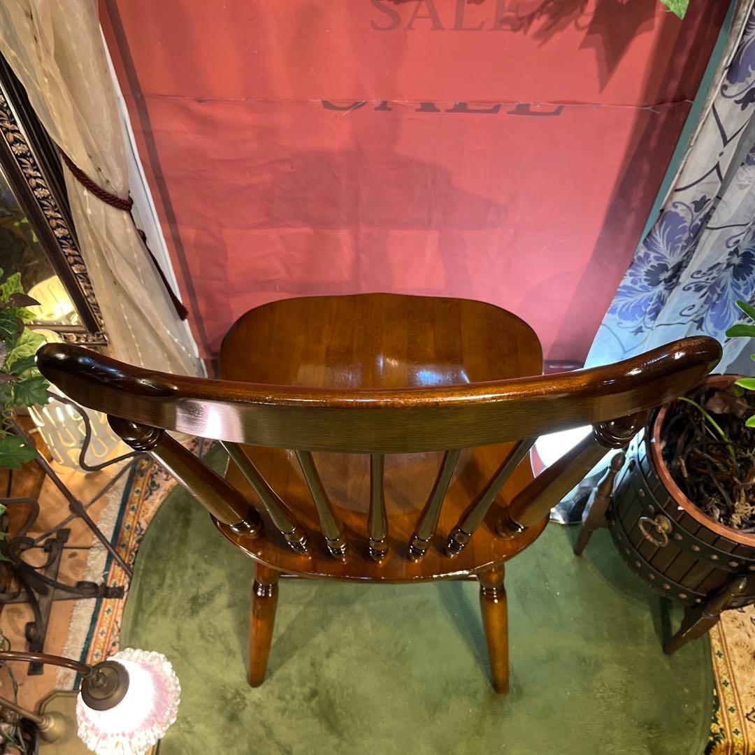 L ４　 カリモクヴィンテージ スピンドルチェア　コロニアル ウィンザー