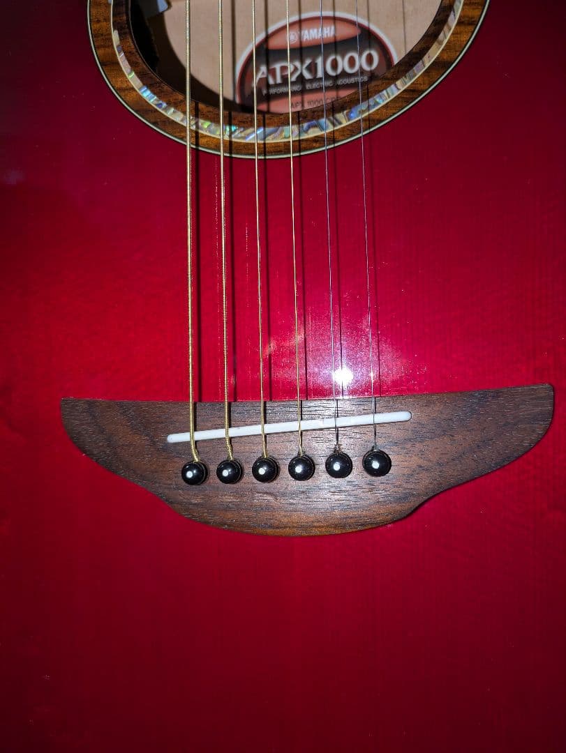 YAMAHA　APX-1000CRB ギター エレアコ　SKBハードケース付き
