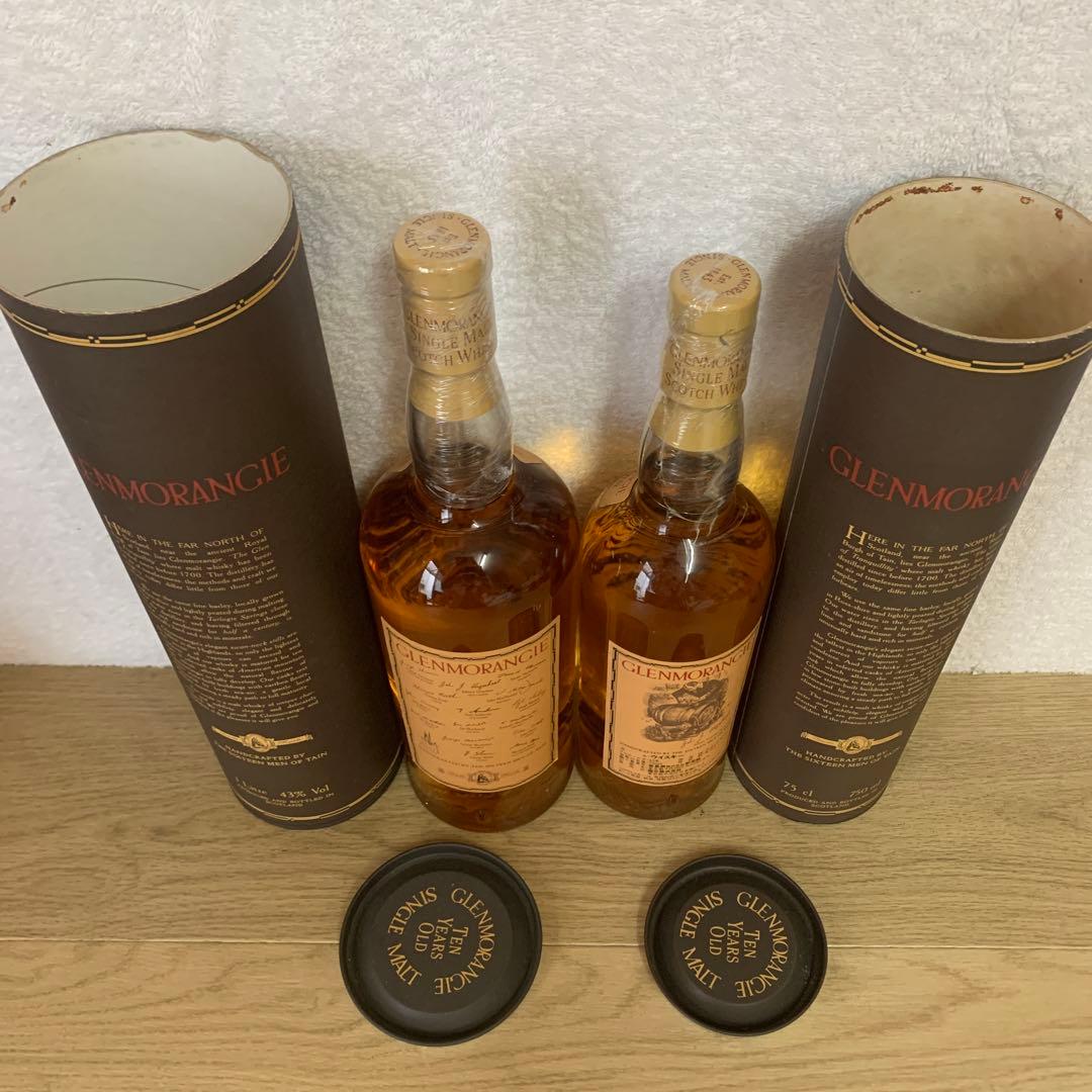 古酒　グレンモーレンジ10年 シングルモルトウイスキー 2本セット