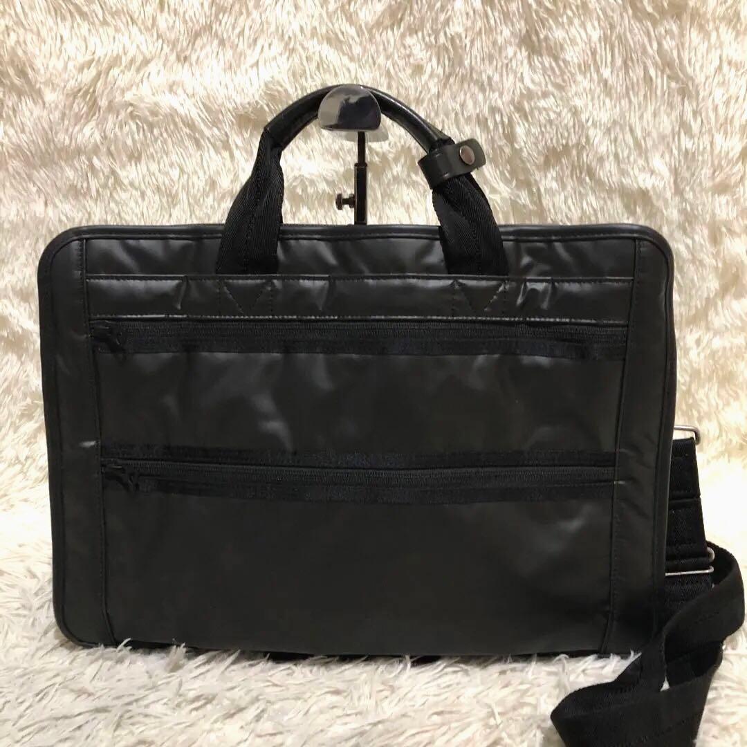 未使用級✨ポーター　 2way ビジネスバッグ　 ショルダーバッグ ブラック