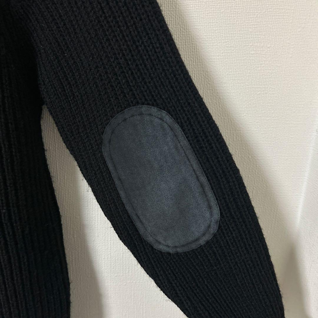 COMOLI x BLACK SHEEP コモリ ガンパッチ ニット 18AW