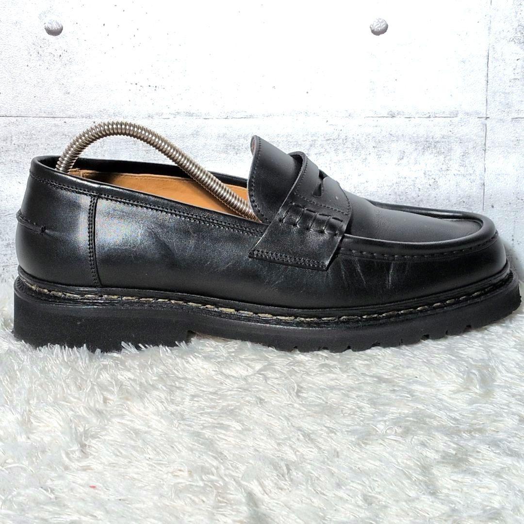 【美品】バーウィック　5293　ローファー　レザーシューズ　ビジネス　黒