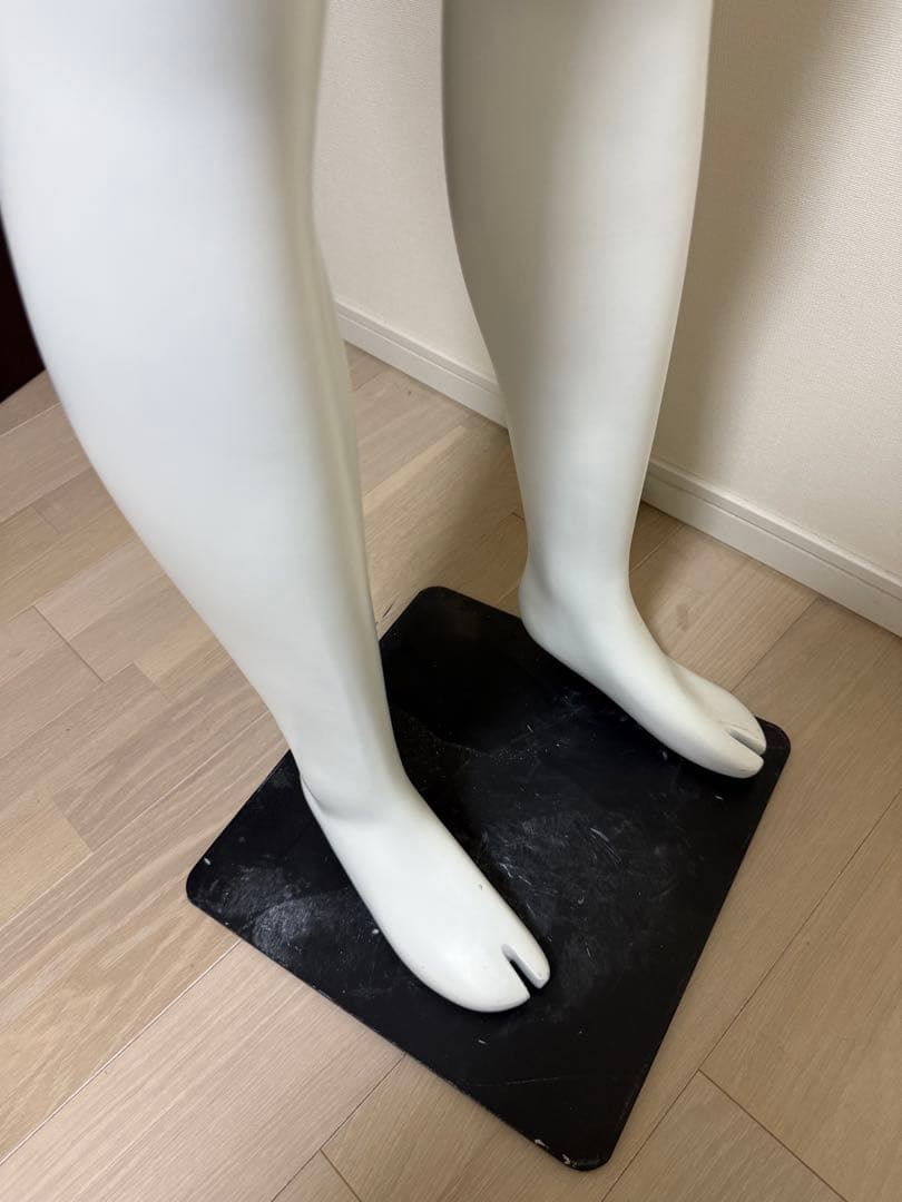 パールイデア　男性　全身トルソー　マネキン　白　高さ調整可能　ディスプレイ