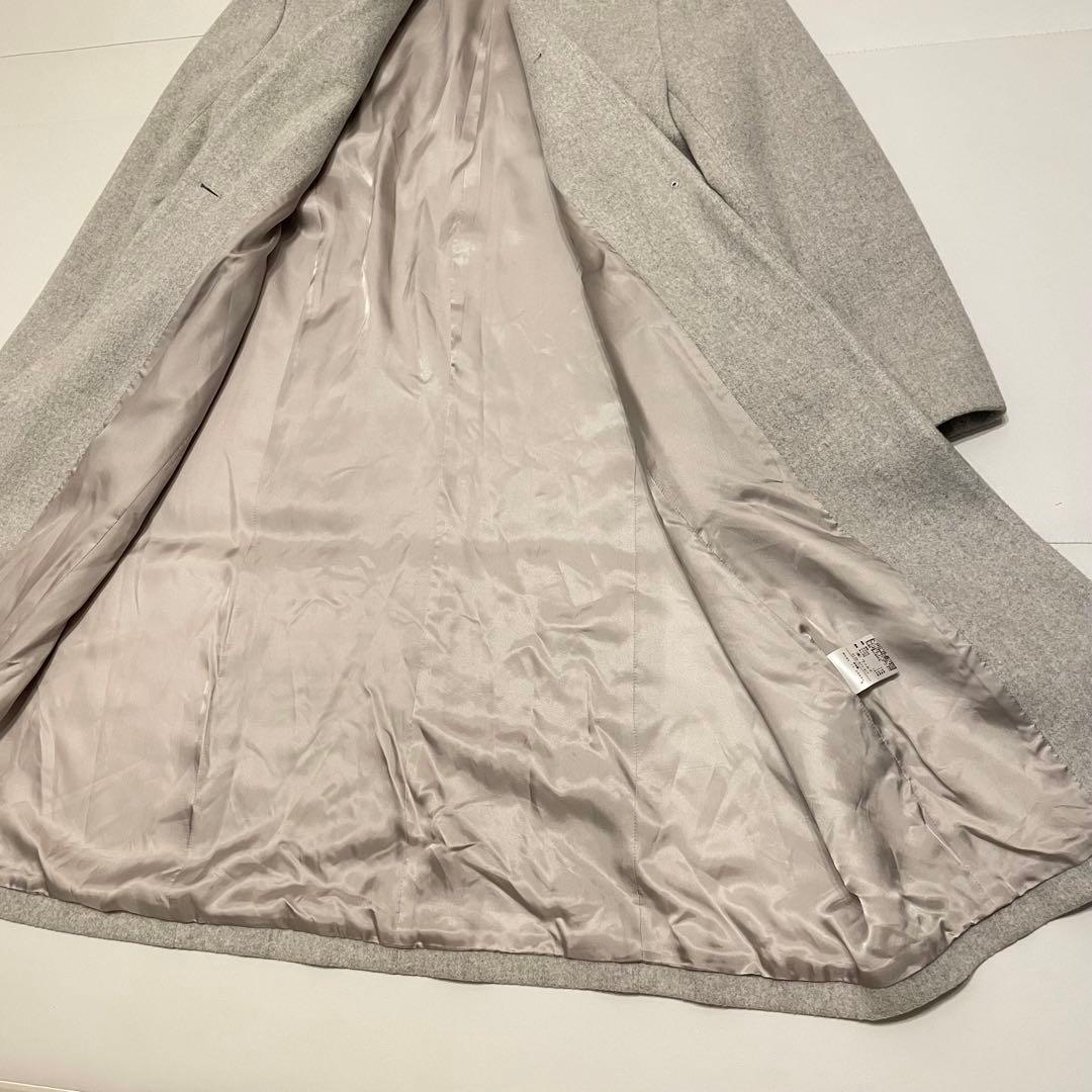 美品　大きいサイズ　アンタイトル　グレー　コート サイズ44 3L相当