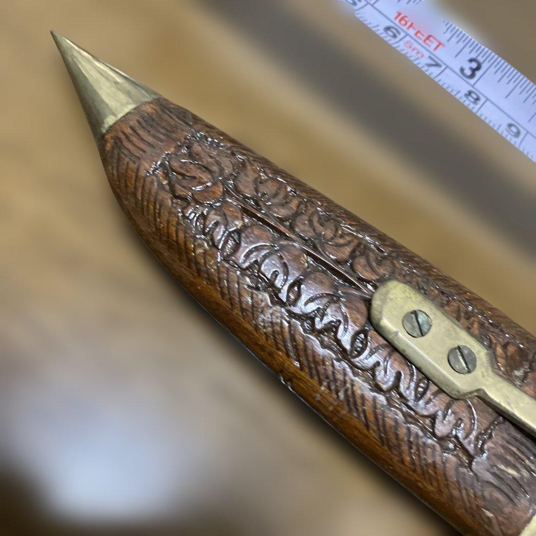 値下げ！彫刻木製ナイフ
