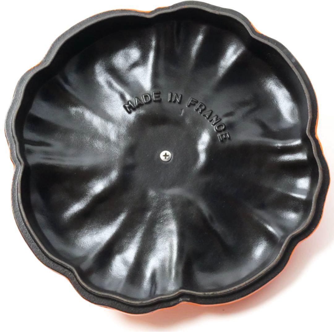希少⭐︎ストウブ staub ココット パンプキン　オレンジ　24cm ビンテージ