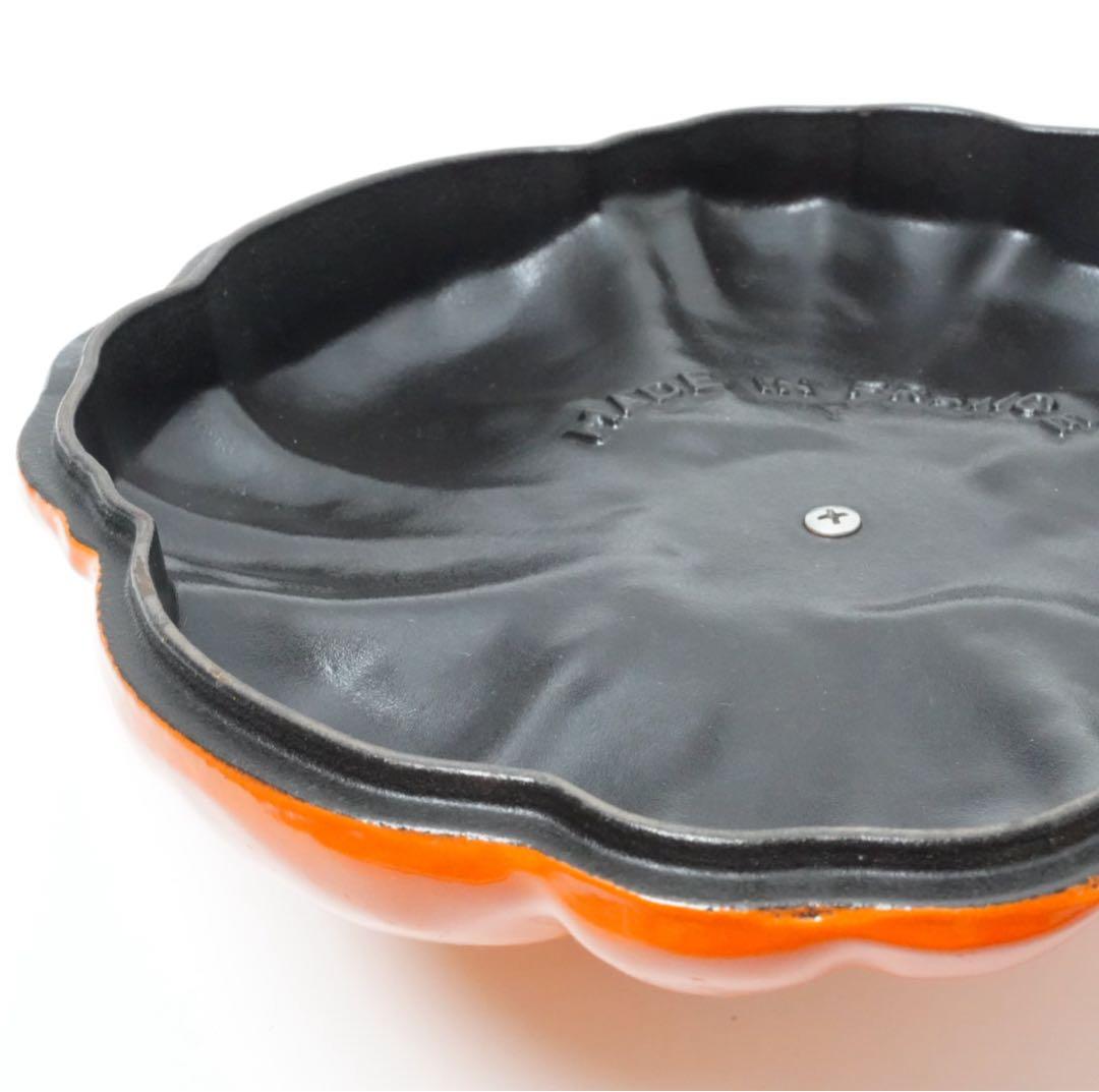 希少⭐︎ストウブ staub ココット パンプキン　オレンジ　24cm ビンテージ