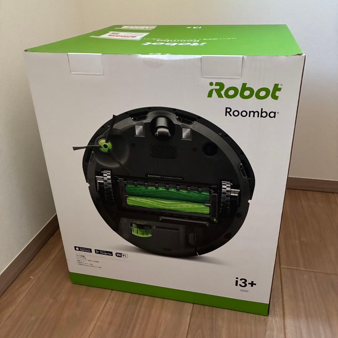 新品未使用品✨ アイロボット ルンバ i3+ ロボット掃除機 自動ゴミ収集