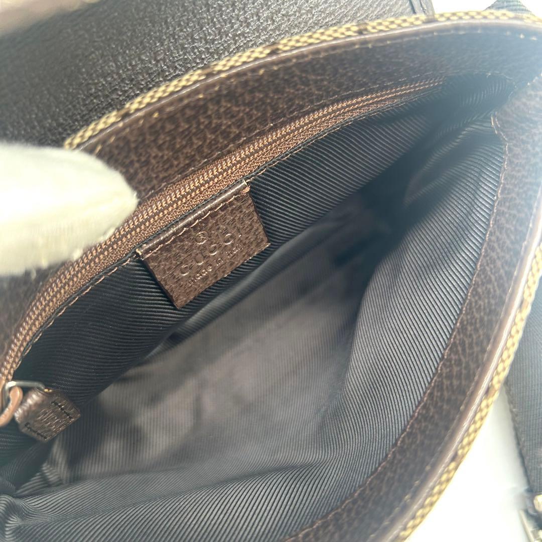 【希少】GUCCI グッチ ウエスト ボディバッグ ジャッキー GGキャンバス