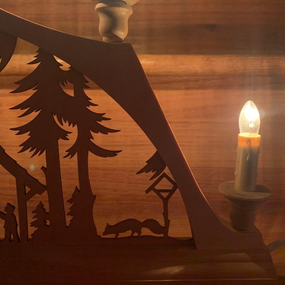 ドイツ製　クリスマス　キャンドルアーチ　希少　木製