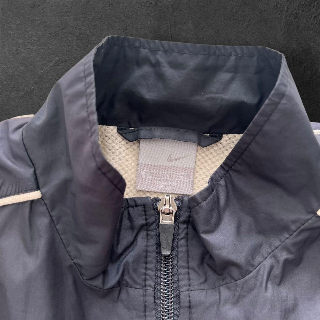 00s nike マンチェスターU 短丈　ドローコード　ナイロンジャケット M