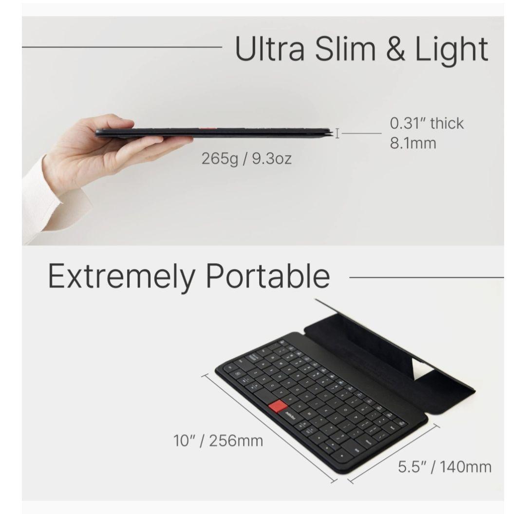 mokibo フュージョンユニバーサル ワイヤレスキーボード トラックパッド