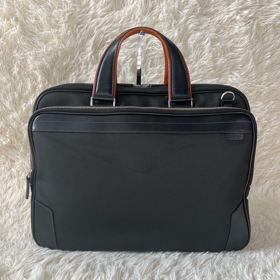 美品✨サムソナイト　エピッドプラス　ブリーフケース　レザー　ブラック　2way