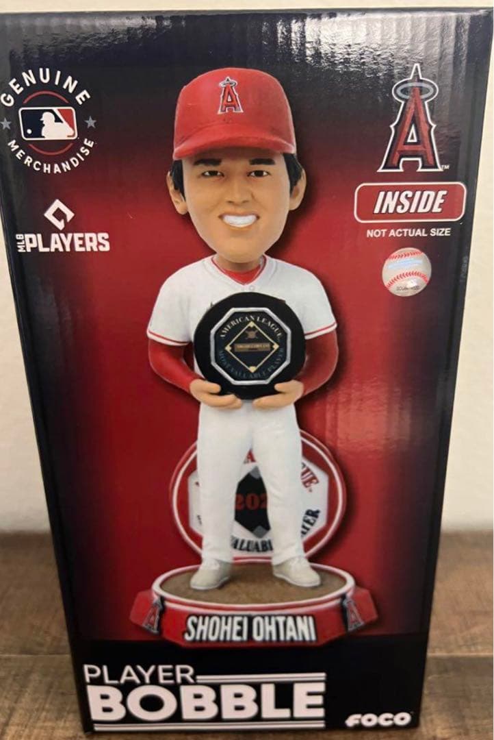 大谷翔平 2023年度MVP 全世界1021個限定 オフィシャル バブルヘッド