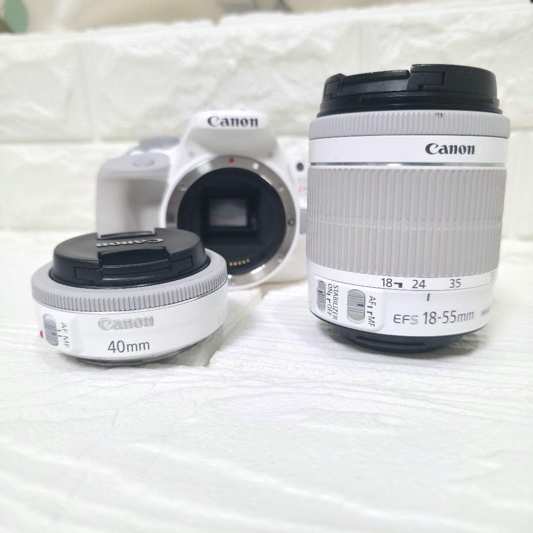 343美品】Canon kiss X7 ダブルレンズキット　レンズ×2　キャノン