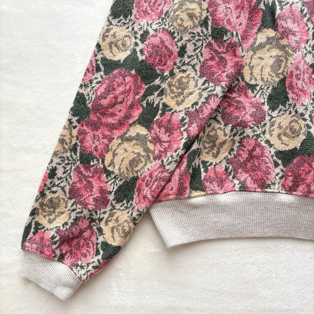 KAPITAL キャピタル ローズ柄 スウェット ゴブラン天竺クルースウェット