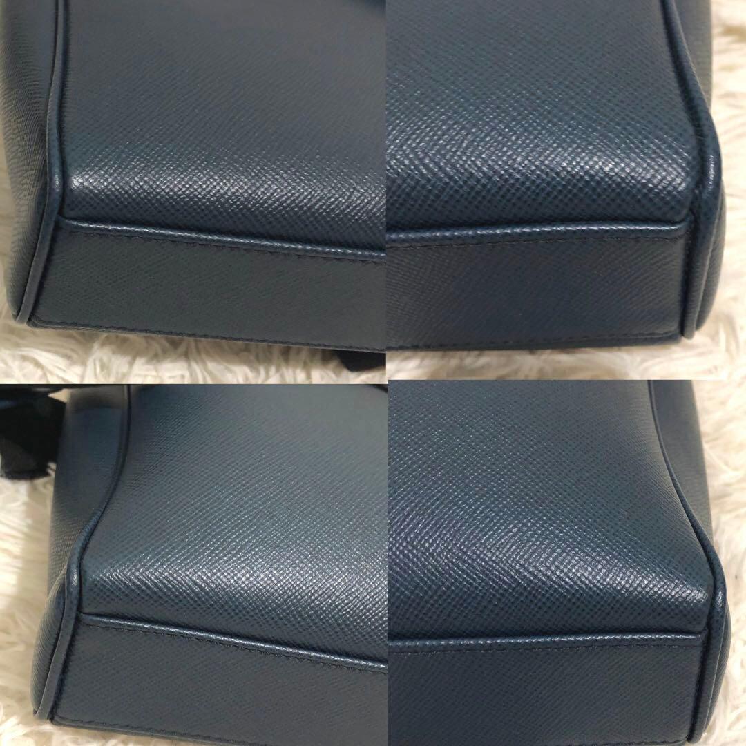 未使用級✨セラピアン レザー　2way ビジネスバッグ　ショルダーバッグ メンズ