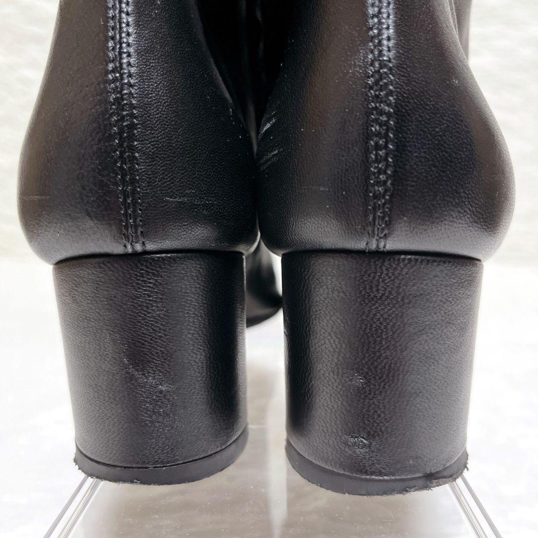 ​【美品】ファビオルスコーニ センターシーム ショートブーツ 35 黒