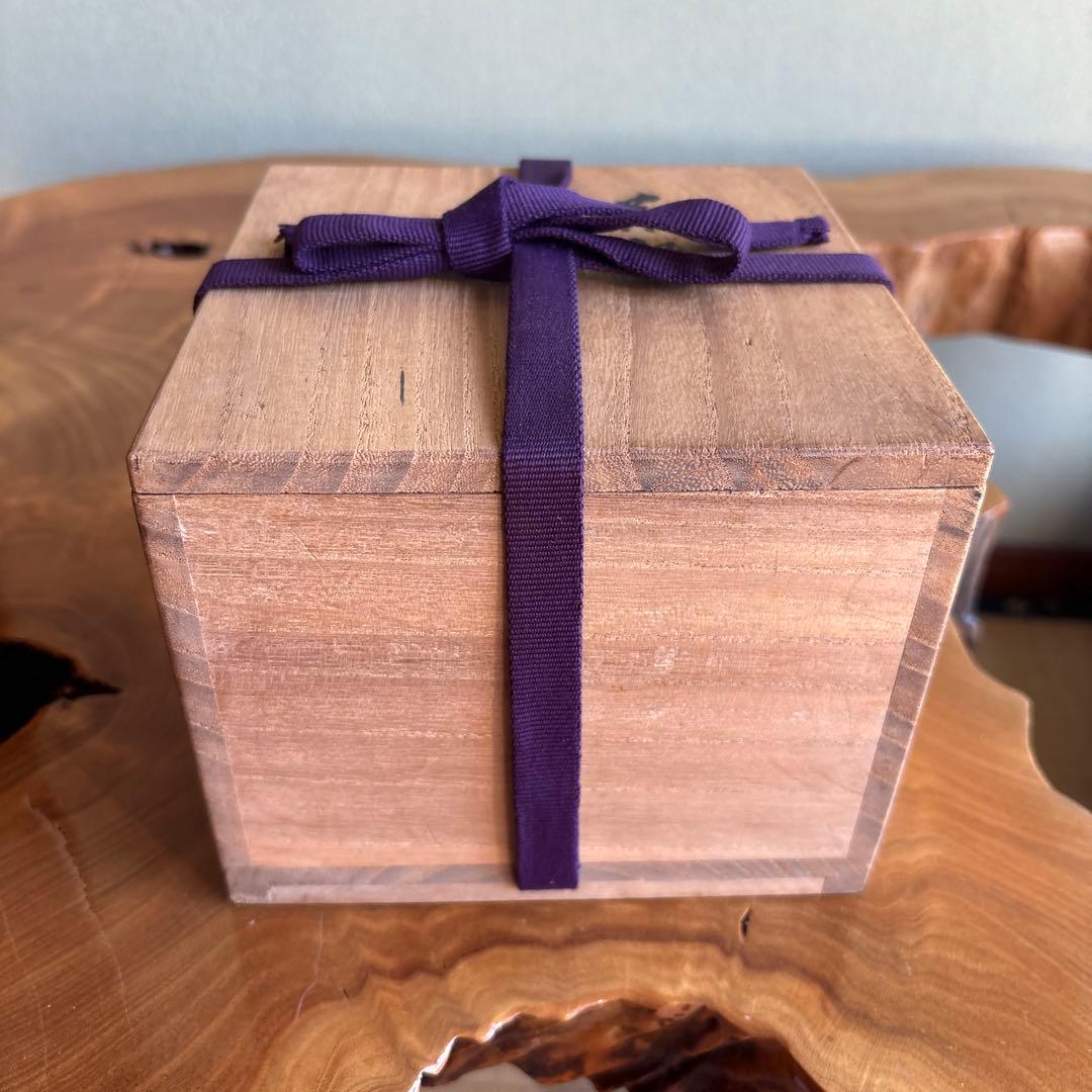 吉向焼 吉向十三軒造 抹茶碗 茶道具 共箱(57)