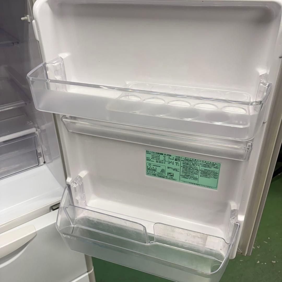 703 日立　冷蔵庫　大型　200L〜300L 半年保証付　美品　洗濯機有　格安
