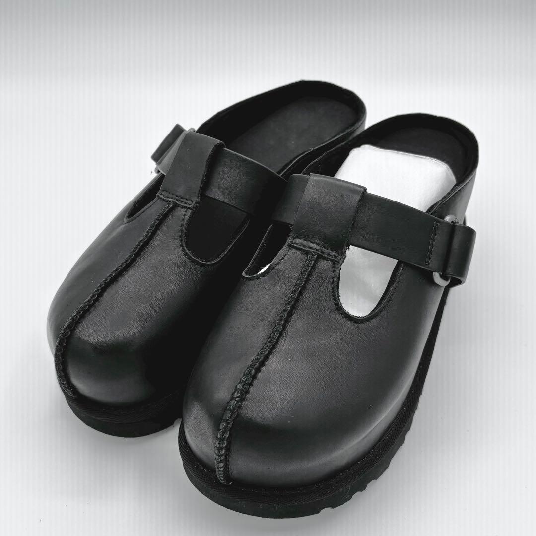 ✨極美品✨ UGG アグ サボ ミュール ブラック 本革 24 m