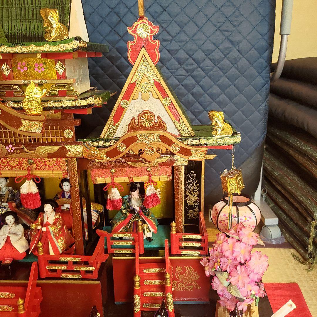 御殿飾りひな人形　雛人形セット