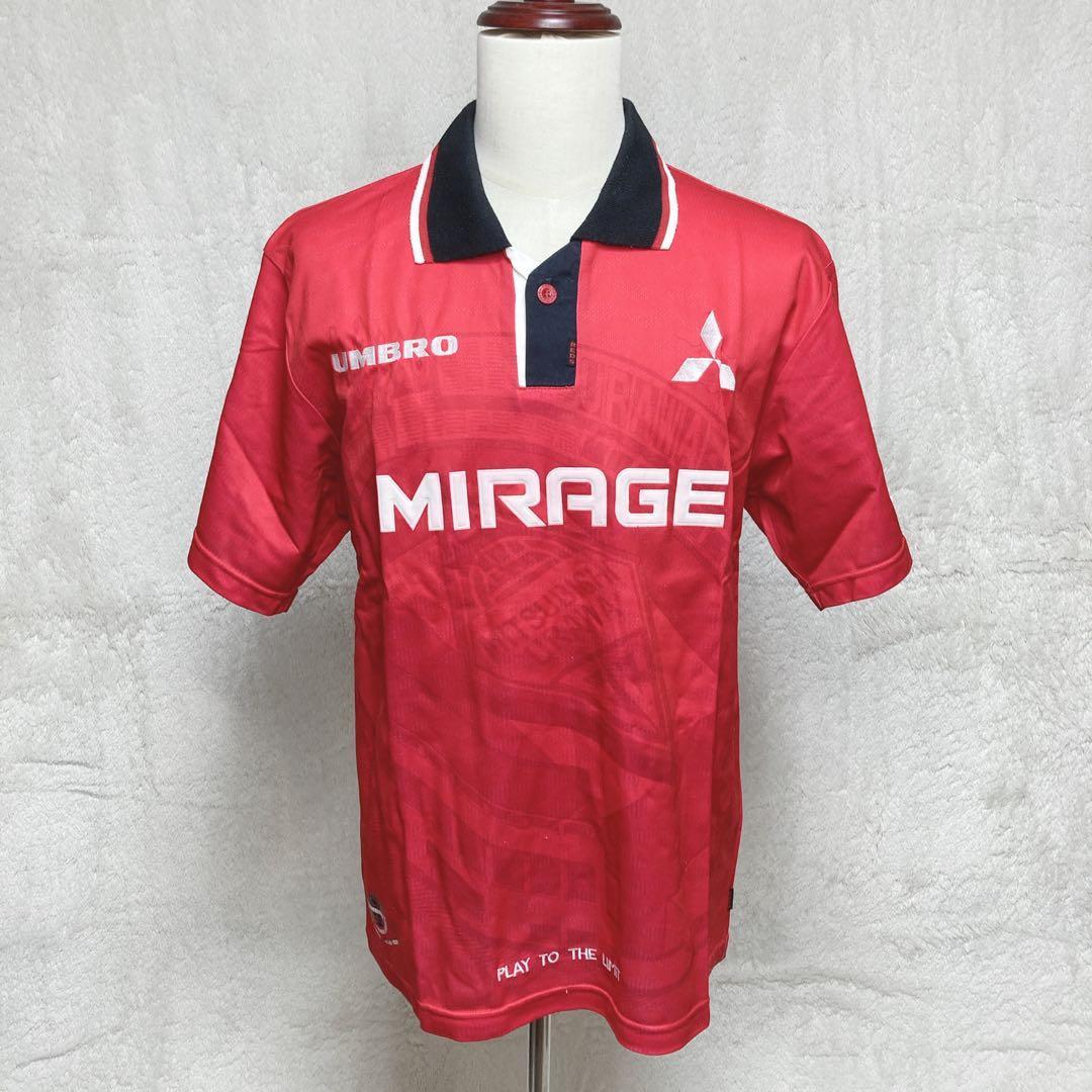 浦和レッズ 1997年 ホーム ユニフォーム Lサイズ アンブロ 直筆サインあり