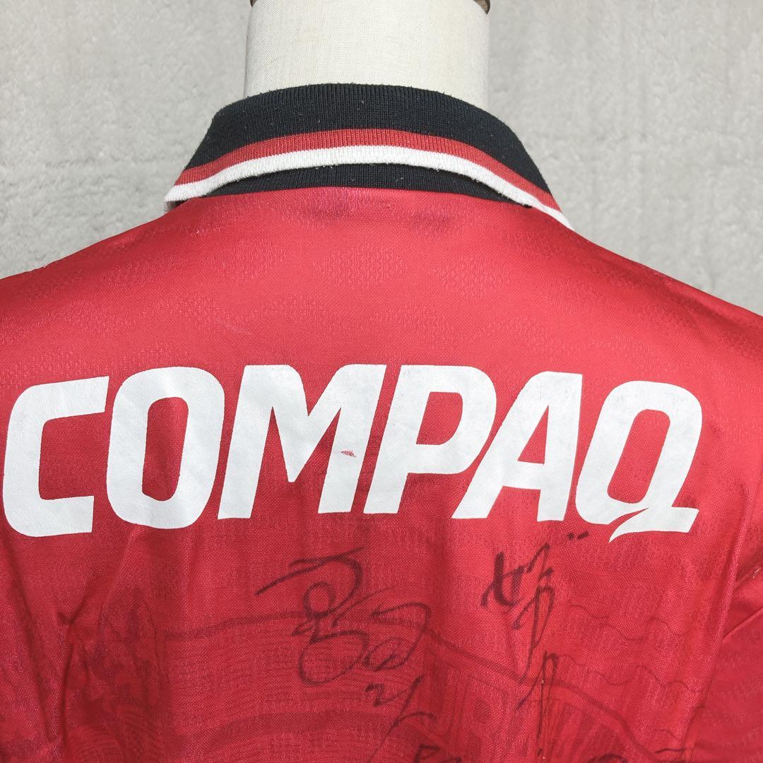 浦和レッズ 1997年 ホーム ユニフォーム Lサイズ アンブロ 直筆サインあり