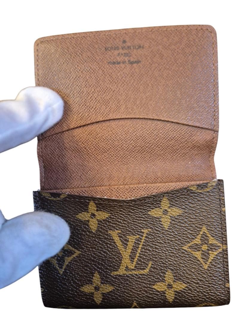 LOUIS　VUITTON　ルイヴィトン　モノグラム　名刺入れ