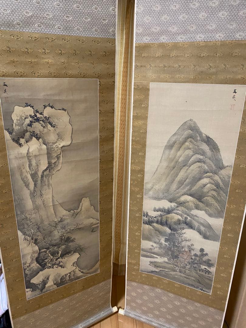 掛軸 箱付 10本 まとめ売り