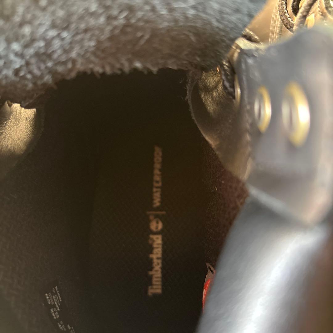 美品❗️Timberland ティンバーランド　ブラック ワークブーツ　23.5