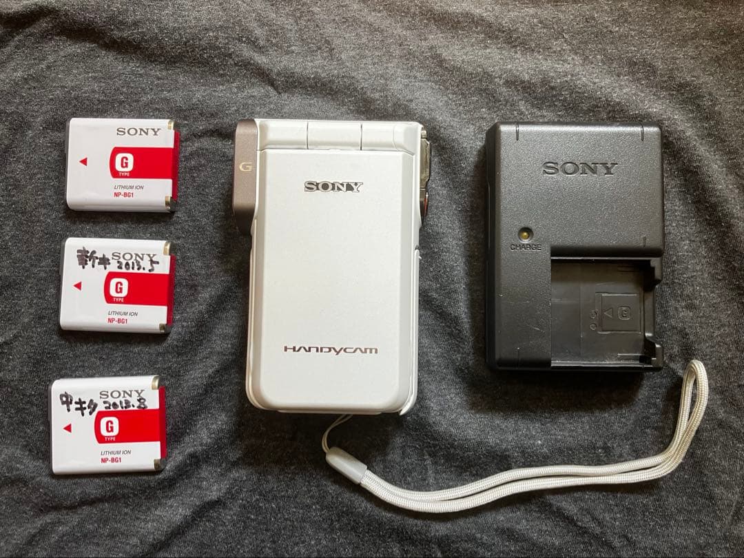 防水強靭SONY デジタルHDビデオカメラ HDR-GW77V 電池3個と充電器