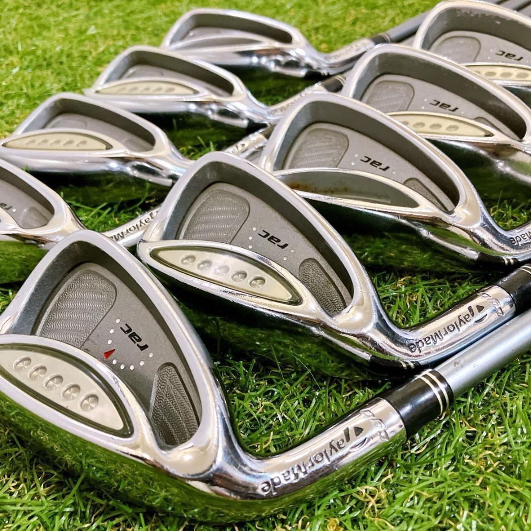 訳あり レフティ テーラーメイド rac メンズアイアンセット 初心者 左 R