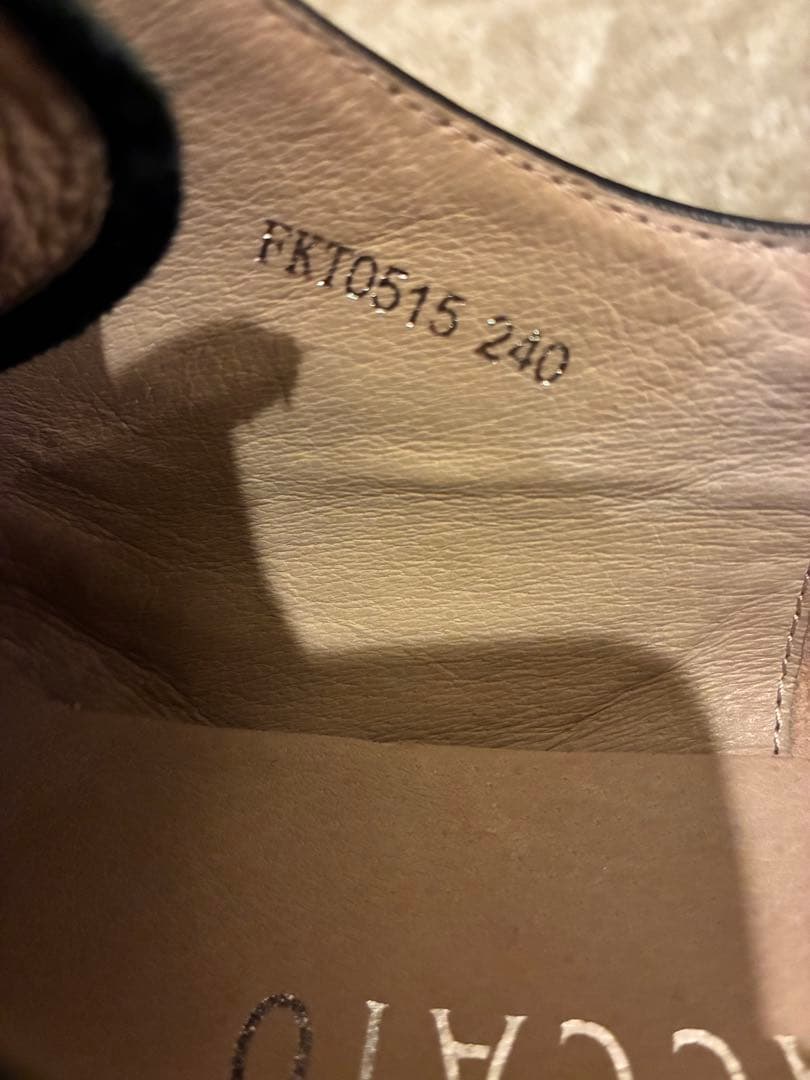 STACCATTO メイジーパールプラットフォームシューズ ブラック 黒 24