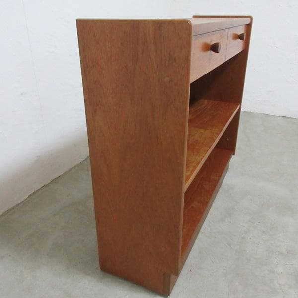 イギリス ビンテージ 家具 Nathan ブックケース 本棚 英国 6166e