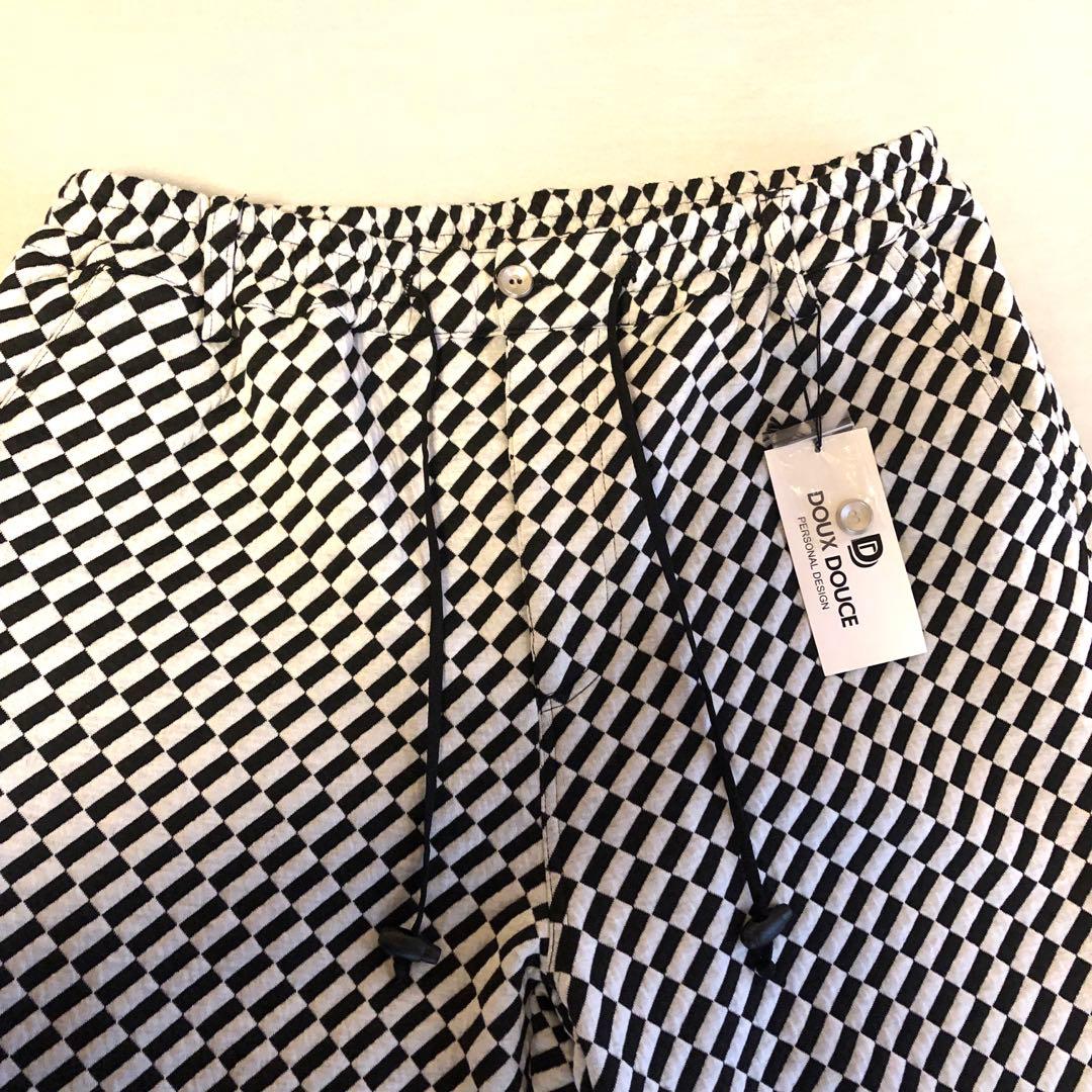 【新品未使用】DOUX DOUCE 黒 ブラック セットアップ 上下セット L