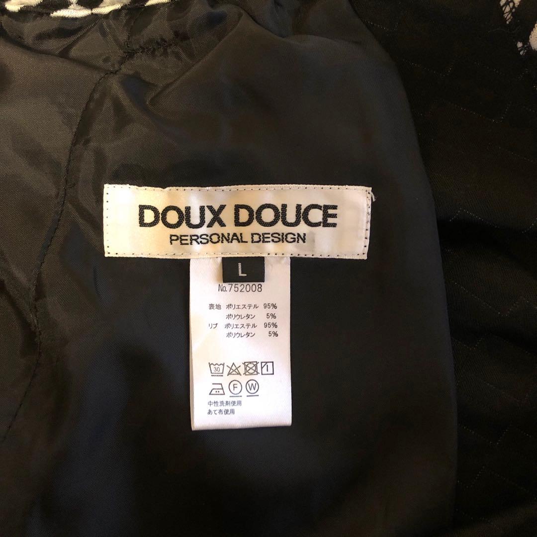 【新品未使用】DOUX DOUCE 黒 ブラック セットアップ 上下セット L