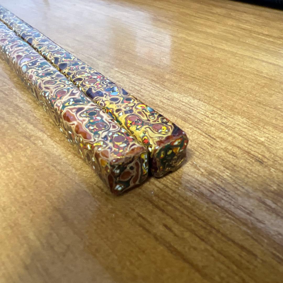 若狭塗箸 本漆•螺鈿箸27cm