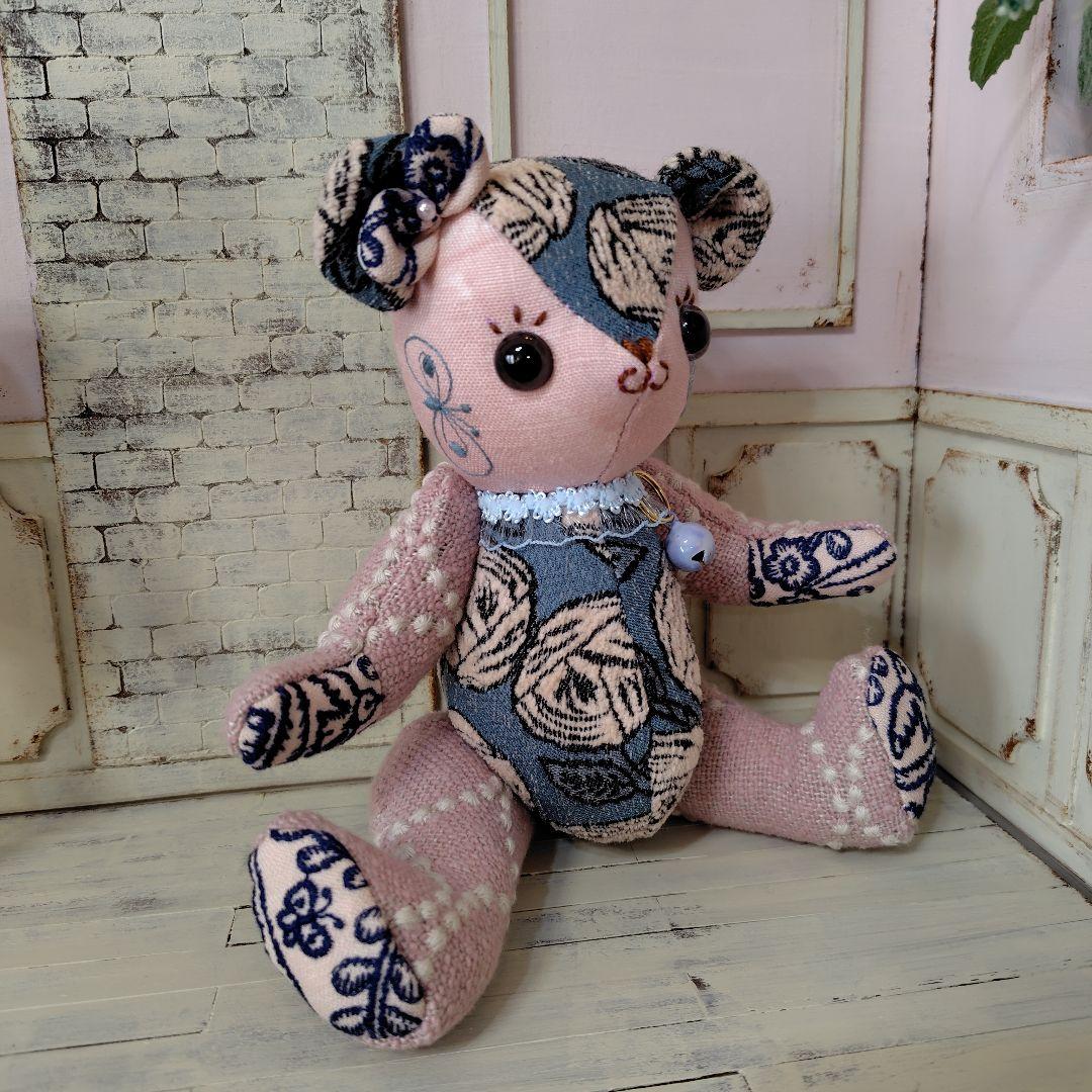 ミナペルホネン＊ハンドメイド＊ぬいぐるみ＊テディベア＊75