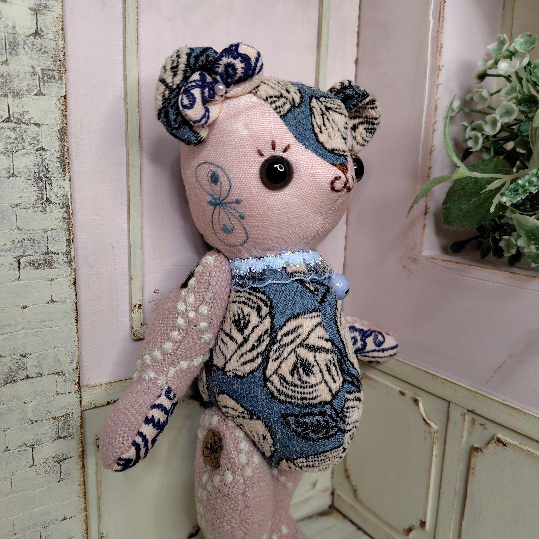 ミナペルホネン＊ハンドメイド＊ぬいぐるみ＊テディベア＊75