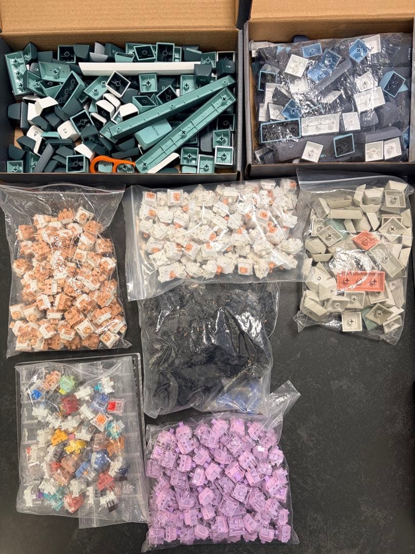 自作キーボード パーツ 素材 まとめ売り セット キーキャップ