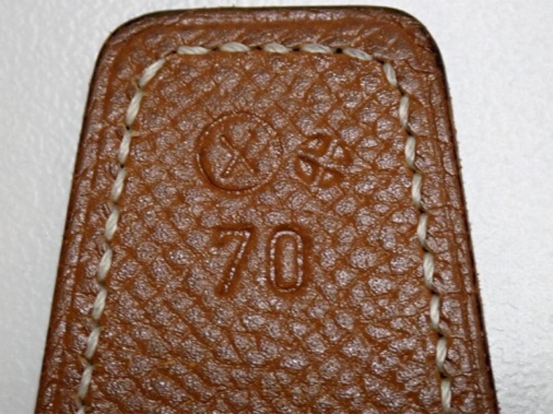 エルメス　Hバックル　コンスタンス　ベルト　ゴールド　ブラウン　レザー