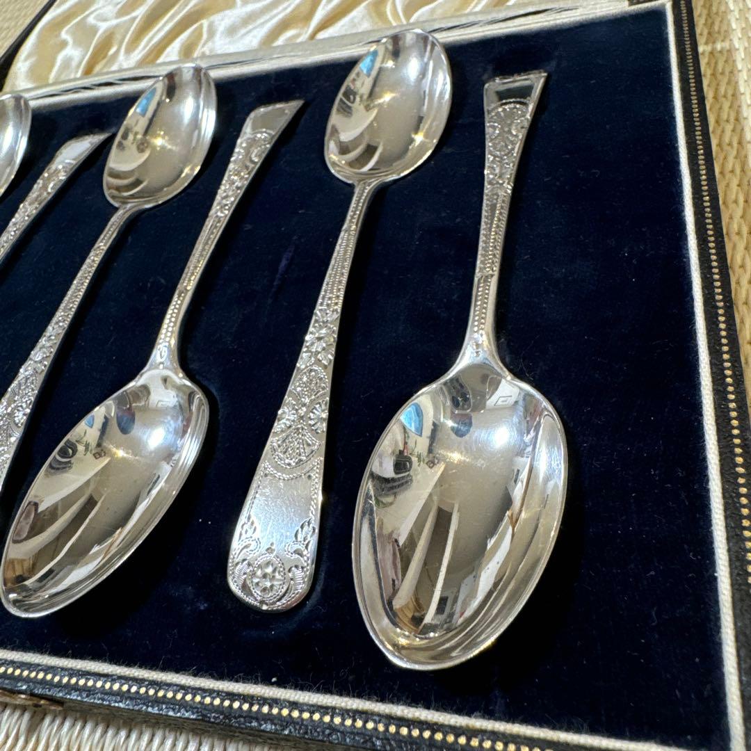 スターリングシルバー英国製　925/1000 純銀スプーン