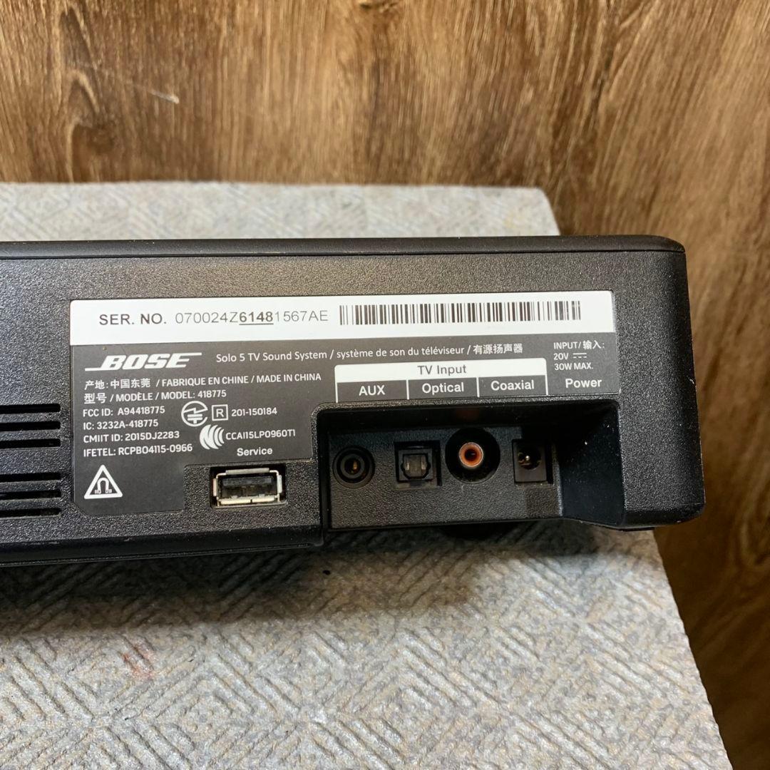 I408\" Bose solo5 サウンドスピーカー ブラック